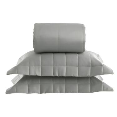 COLCHA KING SATINEE SQUARE  GREENJOY KACYUMARA