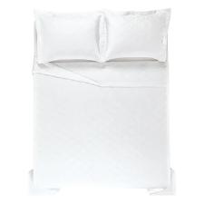Karsten Jogo de Colcha Bossa Branco Casal 300 Fios 3 pe�as 100% Algod�o