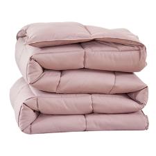 EDREDOM QUEEN COMFORTER ROSA TOQUE PLUMA ROSA SONHAR