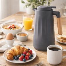 GARRAFA TERMICA NORDICA VISTA HOME CINZA 1L