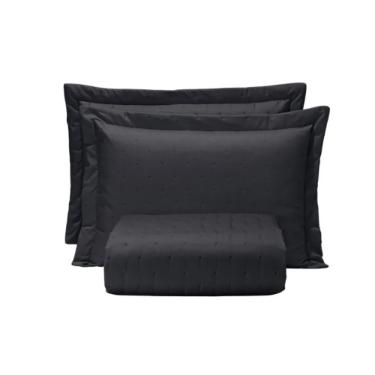 COBRE LEITO SOLTEIRO CARVAO TOQUE DE ALGODAO HEDRONS