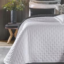 COBRE LEITO  BRANCO KING TOQUE DE ALGODAO HEDRONS