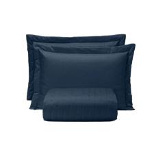 COBRE LEITO OCEANO  KING  TOQUE DE ALGODAO HEDRONS