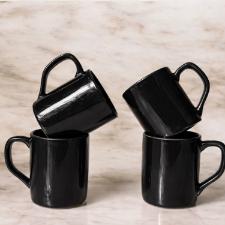 JOGO DE XICARAS SEM PIRES 4PCS INDIAN 90M PRETA