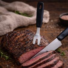 GARFO TRINCHANTE ASTI CABO PRETO 30CM BRINOX