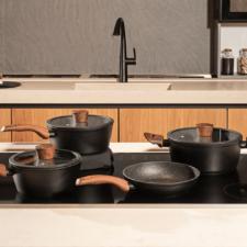 JOGO DE PANELAS CJ PANELAS C.L SIRIUS C/IND PRETO 4PCS