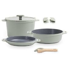 JOGO DE PANELA EMPILHAVEL BRINOX  LOFT VERDE 7pe�as