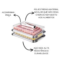 Jogo porta-frios com pin�a Forma vision 5 pe�as.