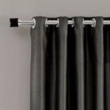 Cortina Corta Luz Bella Janela Blend 5,40x2,50m Preta