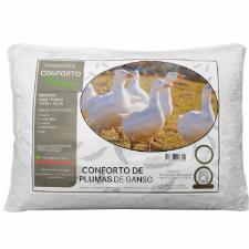 TRAVESSEIRO COMFORTO PLUMA DE GANSO ENXOVAIS 50X70CM