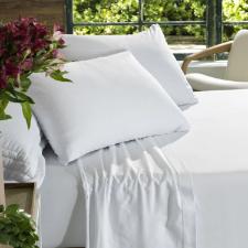 Jogo de Cama Casal 4pcs Unique Branco 200x220cm