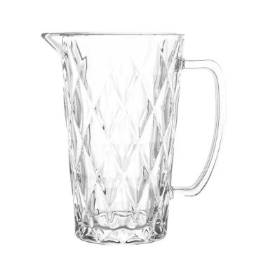 Jarra De Vidro Diamond Transparente 1,2l - Lehav�