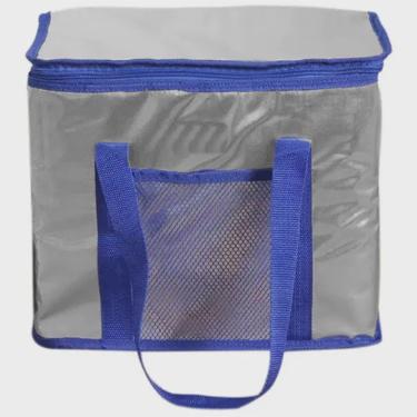 Bolsa t�rmica em alum�nio 16 litros Azul