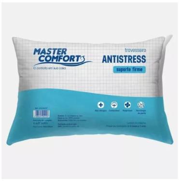 Travesseiro  Anti Stress 50x70cm Peletizado Master Comfort.