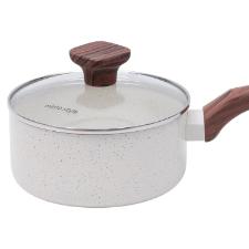 Jogo De Panela 6 P�s Cer�mica Antiaderente Fundo Triplo Fog�o Indu��o Mimo Style Pratic Cook Marmol.