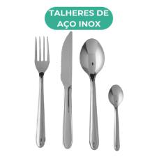 Faqueiro em inox Brinox Lyon 24 pe�as.