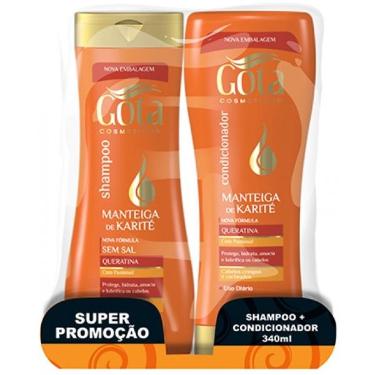 Gota Dourada Manteiga De Karit� Shampoo + Condicionador 340ml