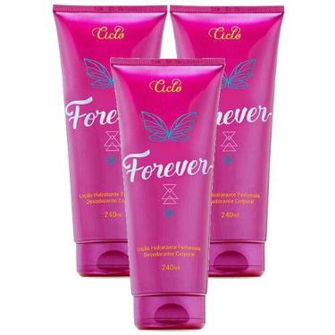 Fantasy Lo��o Hidratante Corporal Perfumada 240ml Ciclo Cosm�ticos Pack com 3un