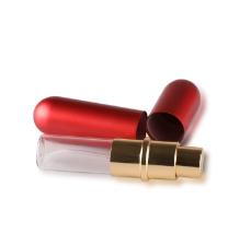 Porta Perfume cor VERMELHO Frasco Bolsa Bolso Ess�ncia Spray Port�til 6ml