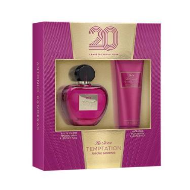 Kit Antonio Bd Her Secret T E Mptati O N Feminino Eau De Toilette + Lo��o Corporal