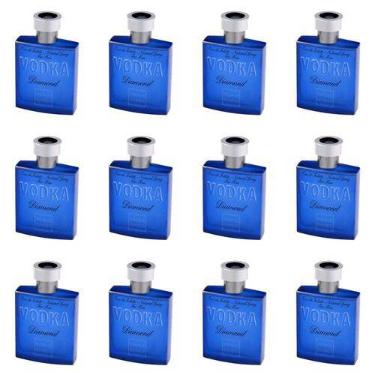 Paris Elysees Vodka Diamond Perfume Masculino 100ml (kit C/12)