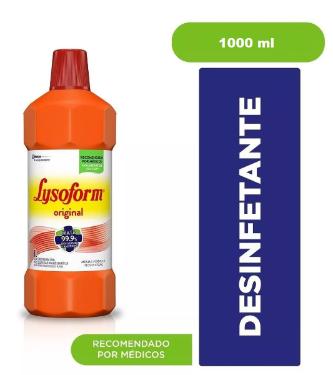 Lysoform Bruto Original Bactericida Desinfetante Uso Geral